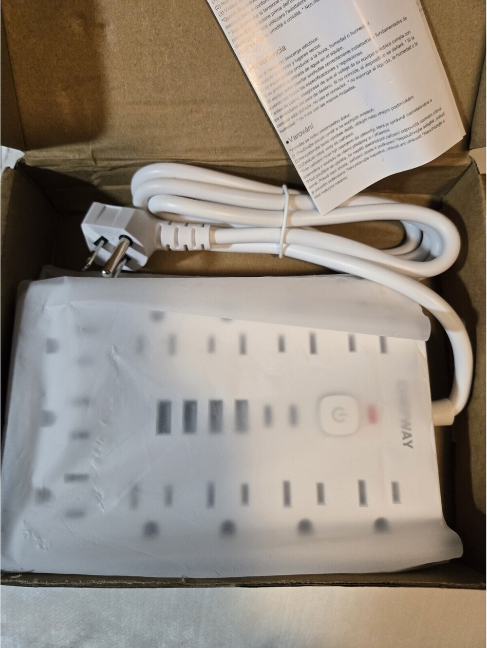 Powerstrip With 4 Usb Ports And 2 Type C Ports 5ft cord